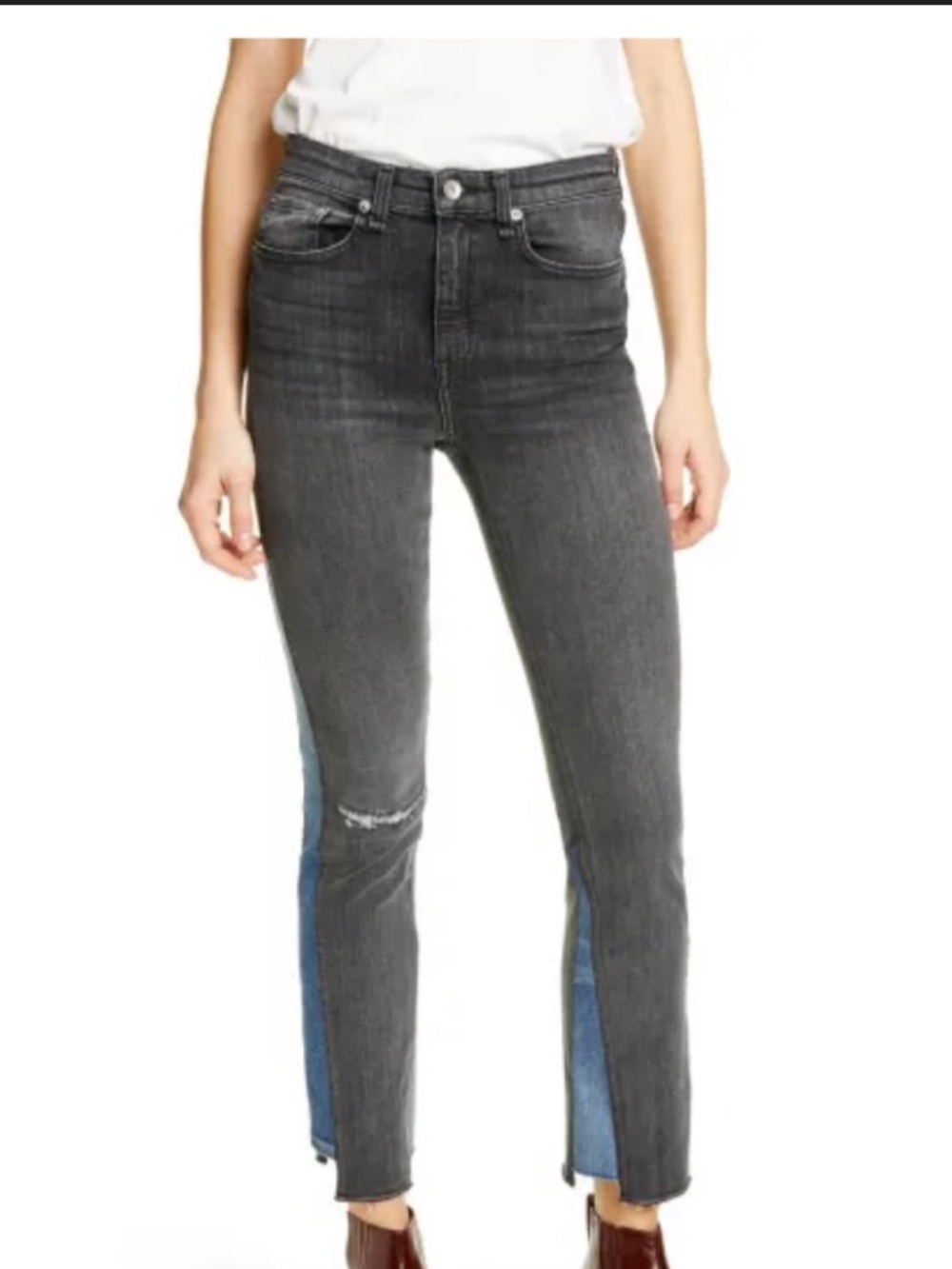 Rag and bone cropped jeans